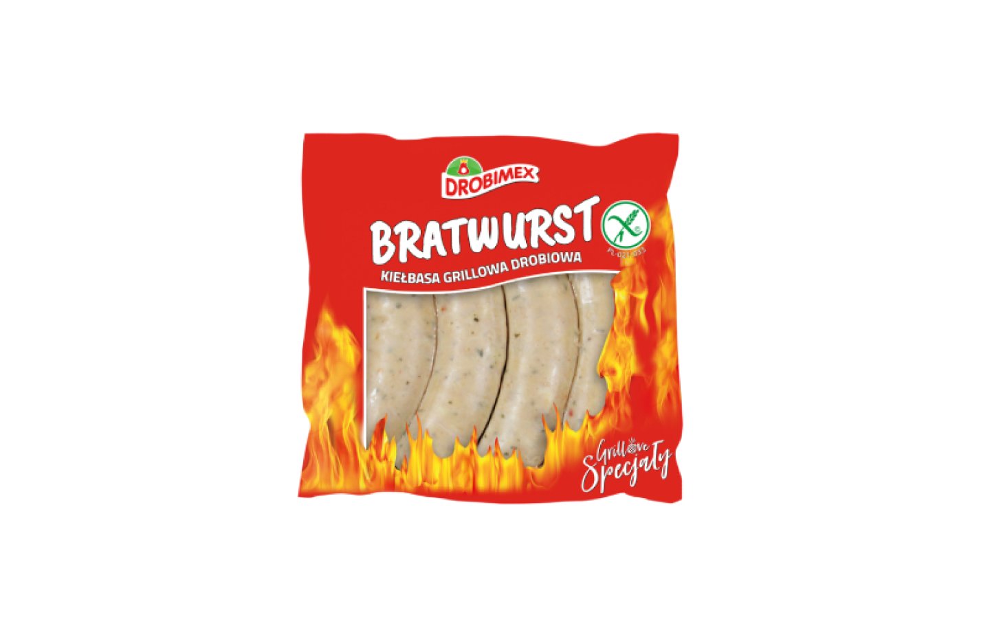 Bratwurst Kiełbasa Grillowa Drobiowa
