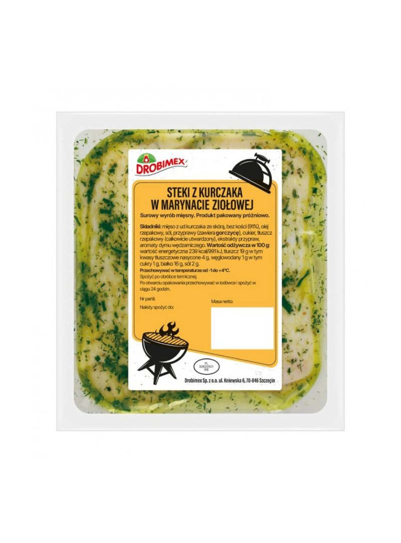 Steki z kurczaka w marynacie ziołowej