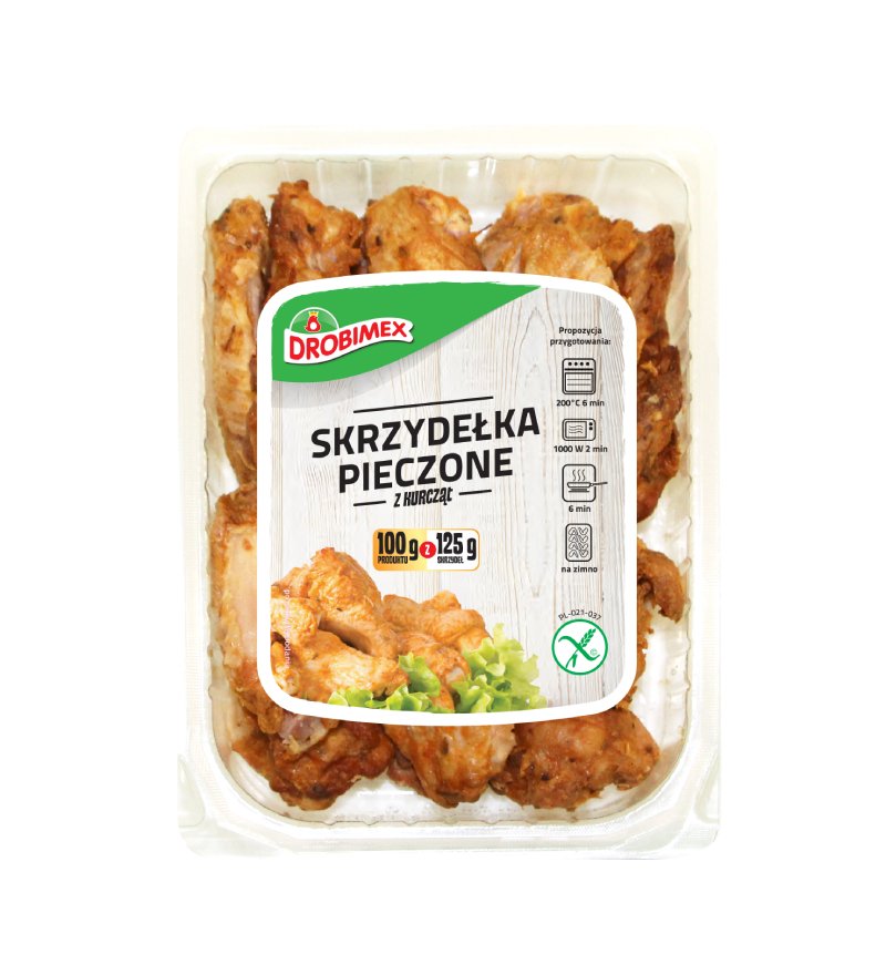 Skrzydełka pieczone z kurcząt